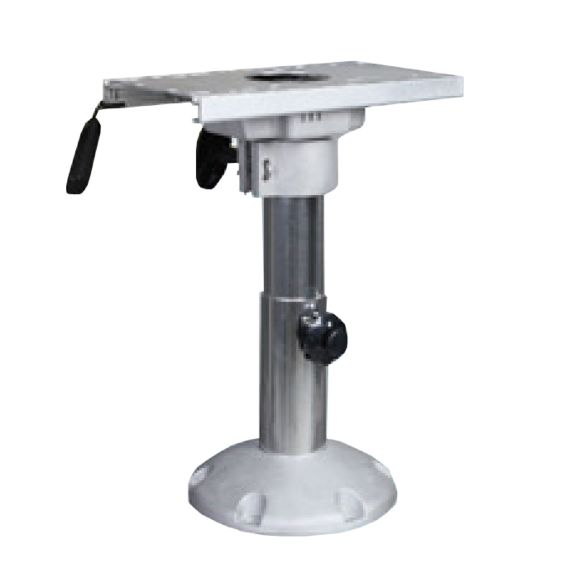 Waveline, Aluminium Adjustable Boat Seat Pedestal with slider 13”-17”