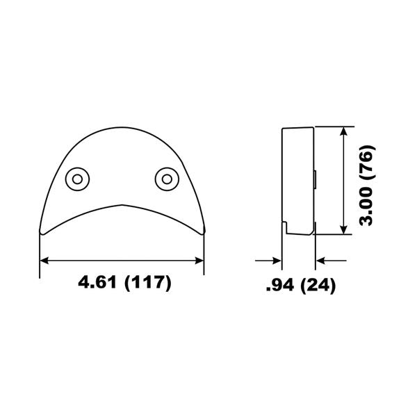 Performance Metals, Aluminium Anode BRP OMC Front Gear Case