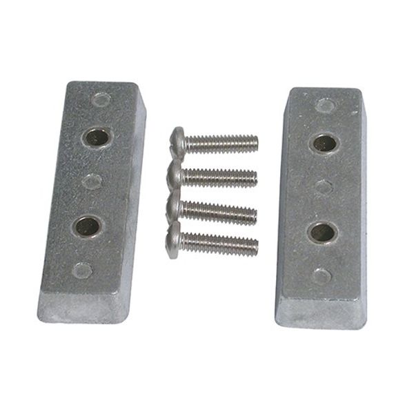 Performance Metals, Aluminium Anode Bennett Trim Tab Kit 95 x 29 x 13mm