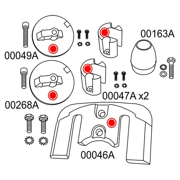 Performance Metals, Aluminium Anode Drive Kit Bravo 3 (2004+)