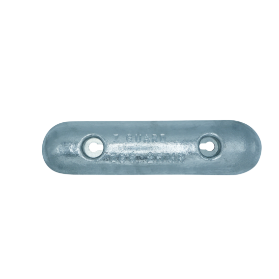 Z Guard, Aluminium hull Anode - 5kg nom net wt bolt on - 229 mm bolt centres