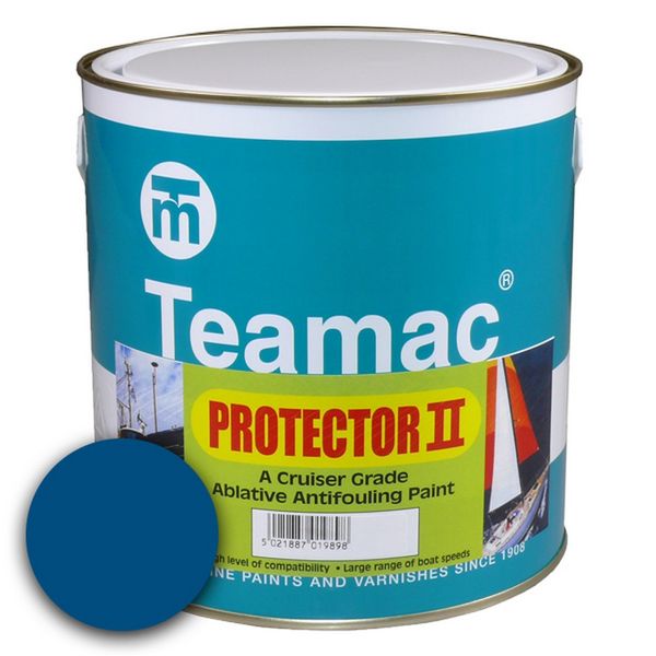 Teamac, Antifouling Inland/Coastal Blue - 2.5L - PROTECTOR BLUE 2.5L